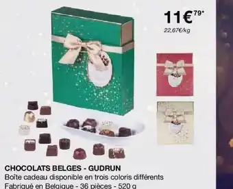 Costco Chocolats Belges Gudrun offre