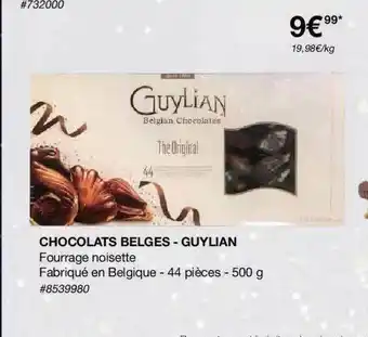 Costco Chocolats Belges - Guylian offre