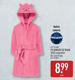 ALDI Lily & dan peignoir de bain offre