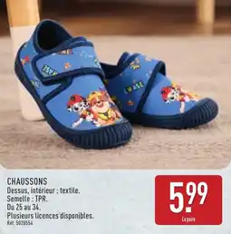 ALDI Chaussons offre