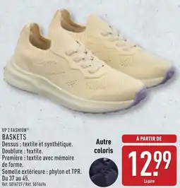 ALDI Up 2 fashion baskets offre