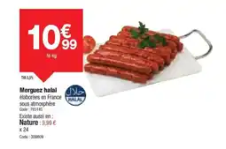 Promocash Merguez halal offre