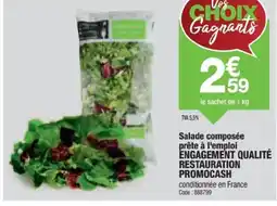 Promocash Salade composée prête à l'emploi offre