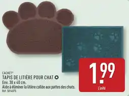 ALDI Cachet tapis de litière pour chat offre