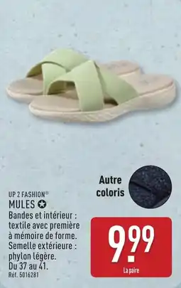 ALDI Up 2 fashion mules offre