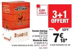 Promocash COLONA Tomato Ketchup offre
