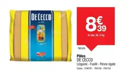 Promocash DE CECCO Pâtes offre