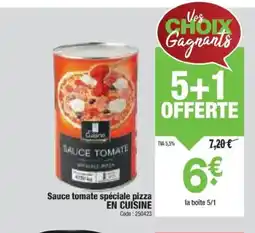 Promocash EN CUISINE Sauce tomate spéciale pizza offre