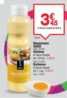 Promocash SAXO Mayonnaise offre