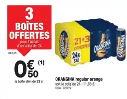 Promocash ORANGINA regular orange offre
