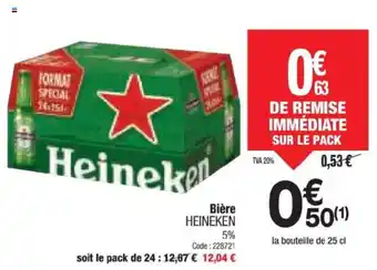 Promocash HEINEKEN Bière offre