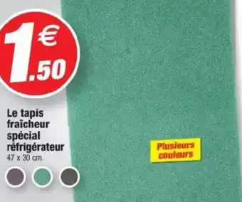 Bazarland Le tapis fraîcheur spécial réfrigérateur offre