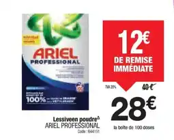 Promocash ARIEL PROFESSIONAL Lessiveen poudre offre
