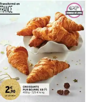 Intermarché Contact Croissants Pur Beurre X8 offre