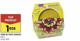 Fond De Tarte Genoise