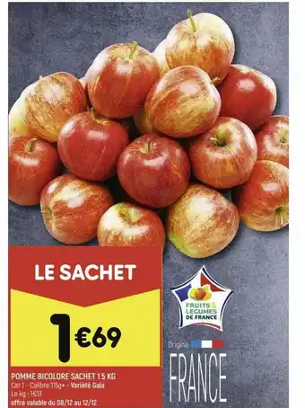 Leader Price Pomme Bicolore Sachet 1.5 Kg offre