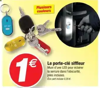 Bazarland Le porte-clé siffleur offre