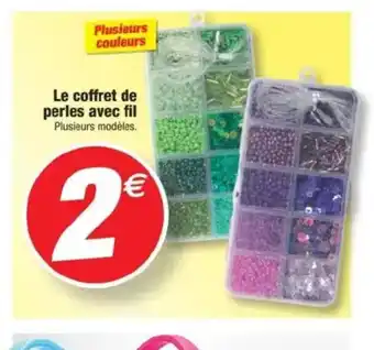 Le coffret de perles avec fil