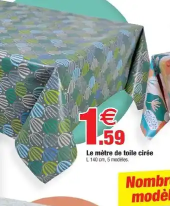 Bazarland Le mètre de toile cirée offre