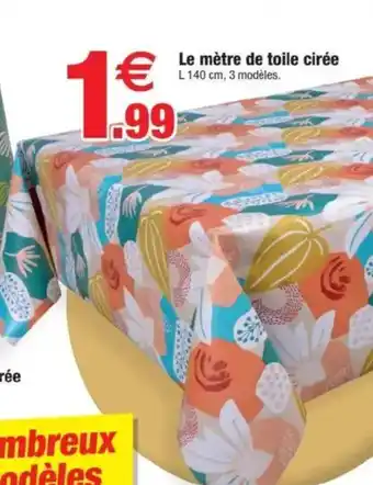 Bazarland Le mètre de toile cirée offre