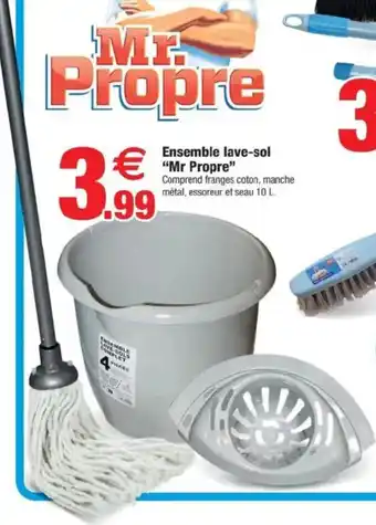 Bazarland Ensemble lave-sol Mr Propre offre