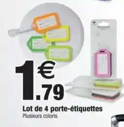 Bazarland Lot de 4 porte-étiquettes offre