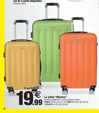 Bazarland La valise Moscou offre