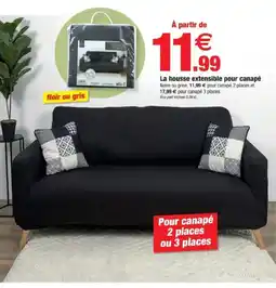 Bazarland La housse extensible pour canapé offre