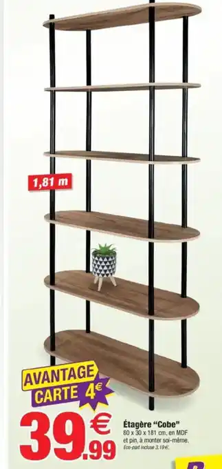 Bazarland Étagère Cobe offre