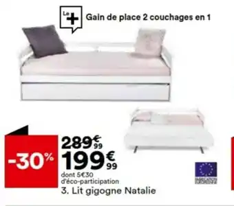BUT Lit gigogne Natalie offre