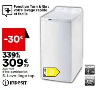 BUT Lave-linge top offre