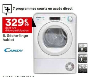 BUT Sèche-linge hublot offre