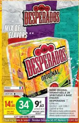 Intermarché Hyper Desperados Original offre