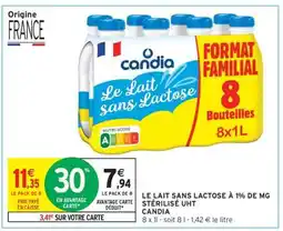 Intermarché Hyper Le Lait Sans Lactose à 1% de MG Stérilisé UHT offre