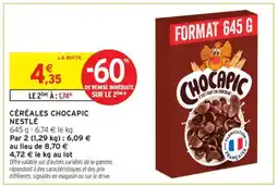 Intermarché Hyper Céréales Chocapic Nestle offre
