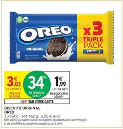 Intermarché Hyper Biscuits Original Oreo offre