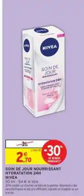 Intermarché Hyper SOIN DE JOUR NOURRISSANT HYDRATATION 24H NIVEA offre
