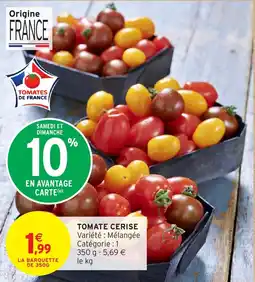 Intermarché Tomate cerise offre