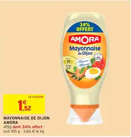 Intermarché Mayonnaise de dijon amora offre