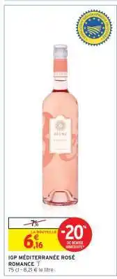 Intermarché IGP MÉDITERRANÉE ROSÉ ROMANCE offre