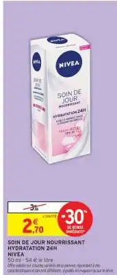 Intermarché SOIN DE JOUR NOURRISSANT HYDRATATION 24H NIVEA offre