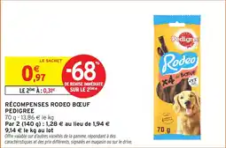 Intermarché Récompenses rodeo bœuf pedigree offre