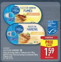 ALDI FILETS DE HARENG offre