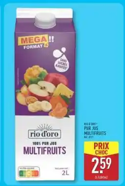 ALDI RIO D'ORO PUR JUS MULTIFRUITS offre