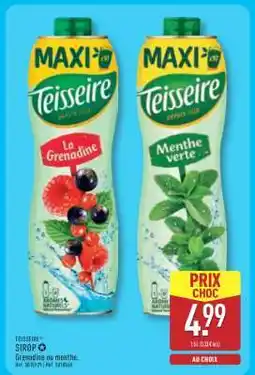ALDI TEISSEIRE Sirop offre