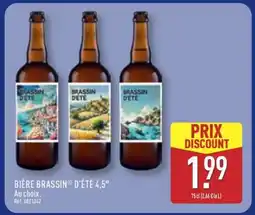 ALDI BIÈRE BRASSIN D'ÉTÉ 4,5° offre