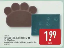 ALDI Tapis de litière pour chat offre
