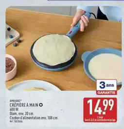 ALDI CRÊPIÈRE À MAIN offre