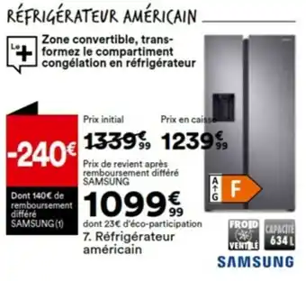 BUT Réfrigérateur Américain offre