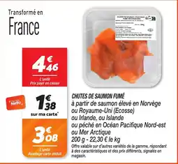 Netto Chutes de saumon fumé offre